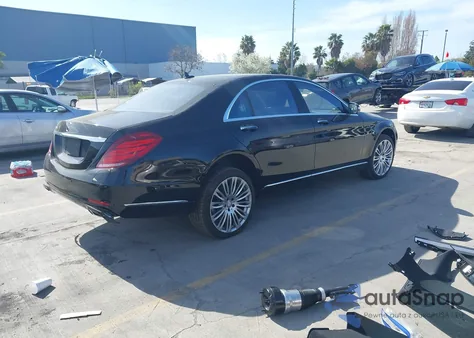 2015 Mercedes-Benz S 550 Plug-In Hybrid из США, поврежденный, VIN WDDUG6DB7FA191243